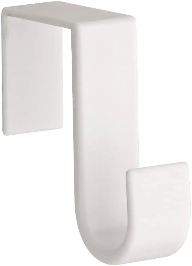 Arrow Over-The-Door Hook Set – White, 2-Pack, Model 160389 1