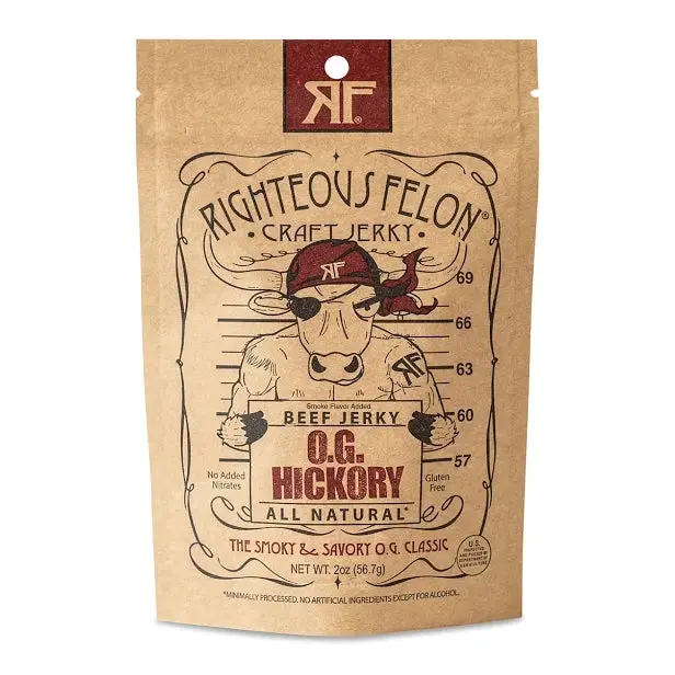 Artisan-Crafted Beef Jerky By Righteous Felon 3