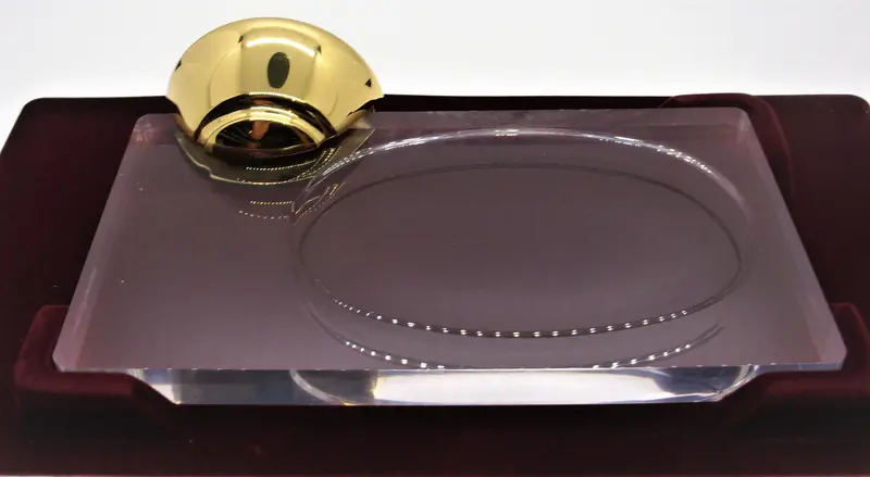 Baldwin Carnivale Crest Soap Dish – Polished Brass, Premium Design – Model #3586-030 1