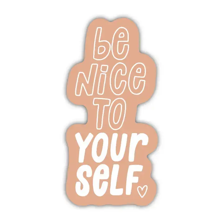 'Be Kind To Yourself' Affirmation Sticker 1