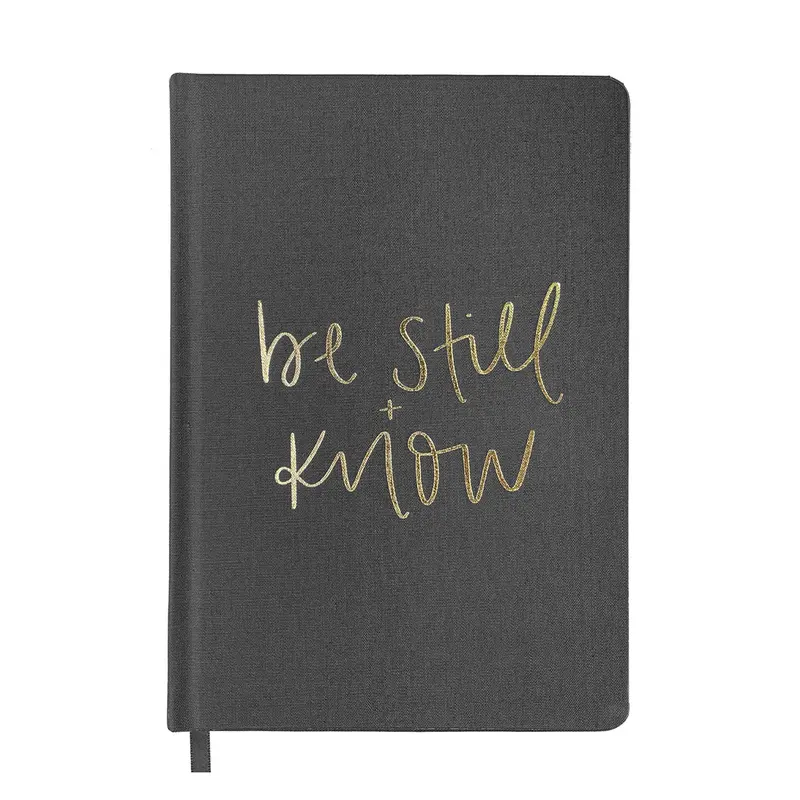 Be Still And Know Linen-Finish Fabric Journal 1