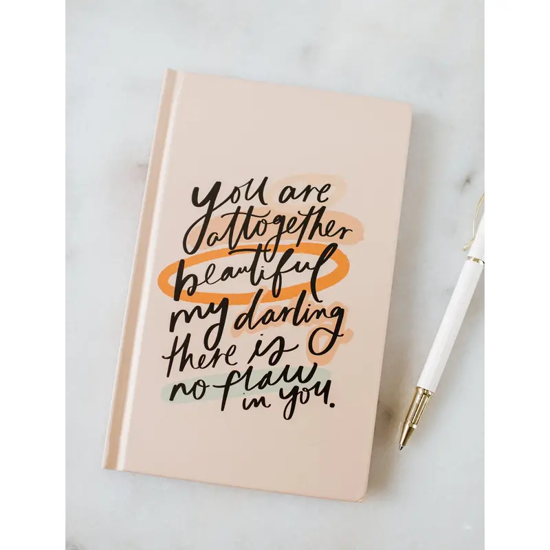 Beautifully Bound Hardcover Journal: 'You Are Altogether Beautiful' 1