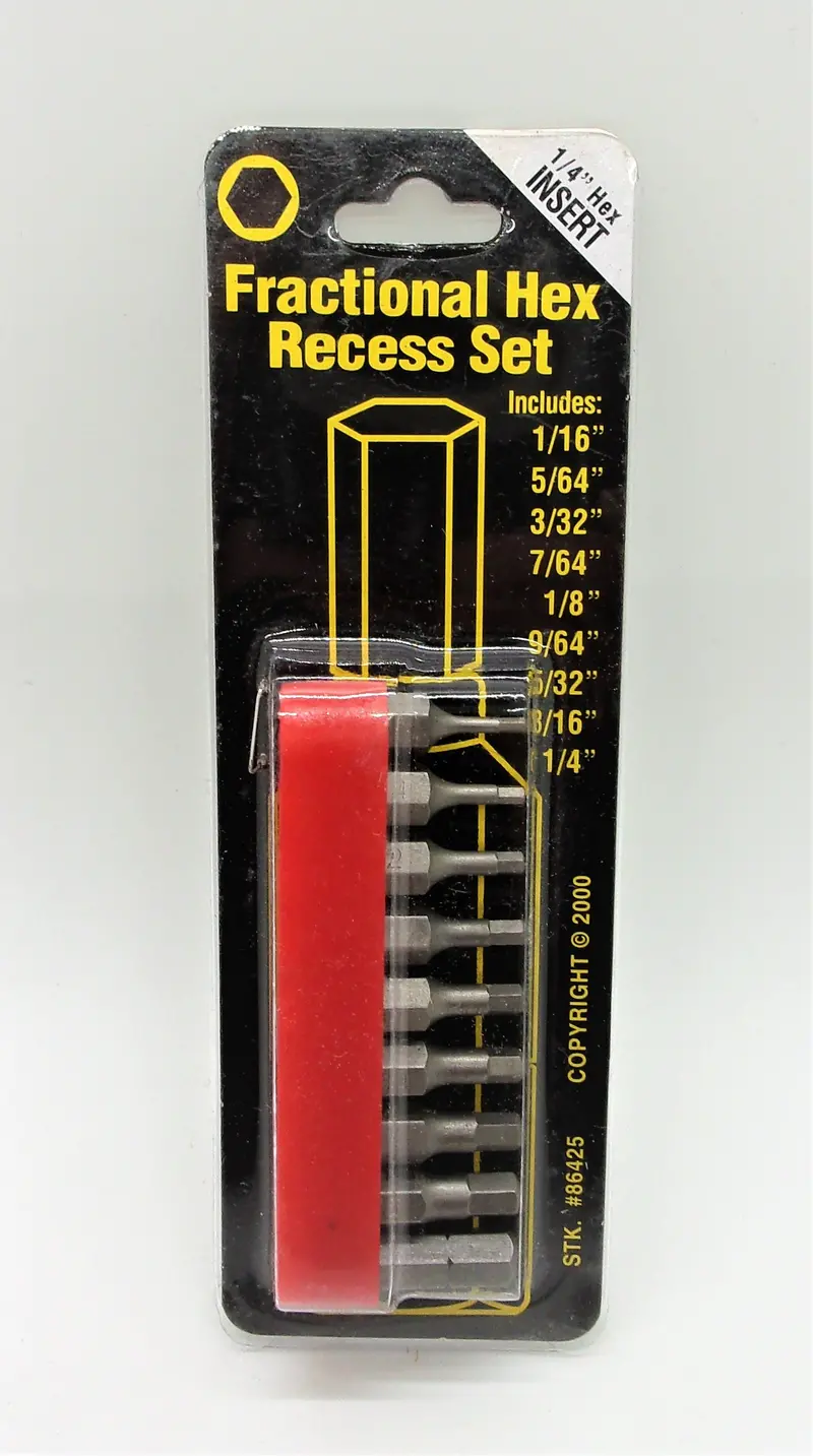 Best Way Tools Hex Bit Screwdriver Set – 9-Piece Fractional Insert Kit 1