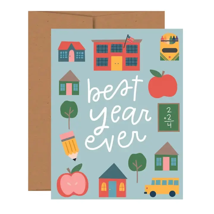 'Best Year Ever' Appreciation Card For Teachers 1