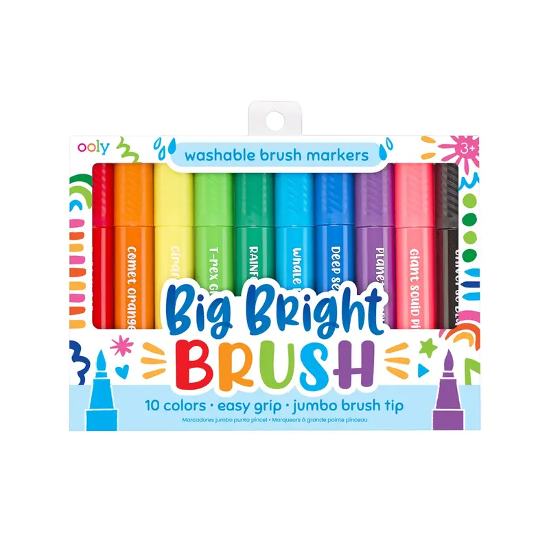 Big Bright Brush Tip Markers 1