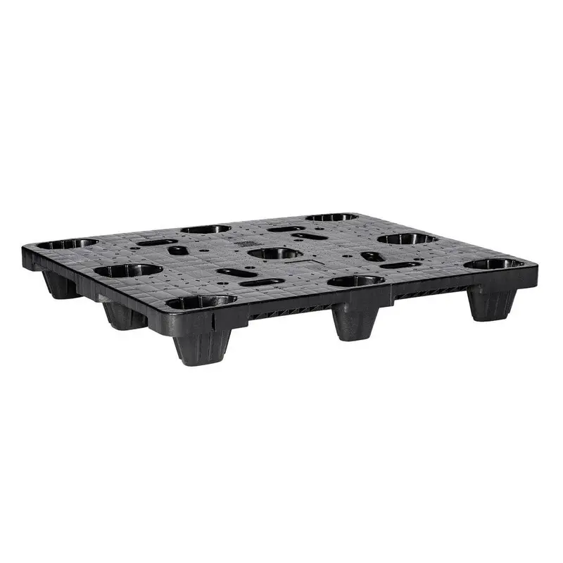 Black Nestable Distribution Pallets – 40X48", Floor-Load Rated (10-Pack) 1