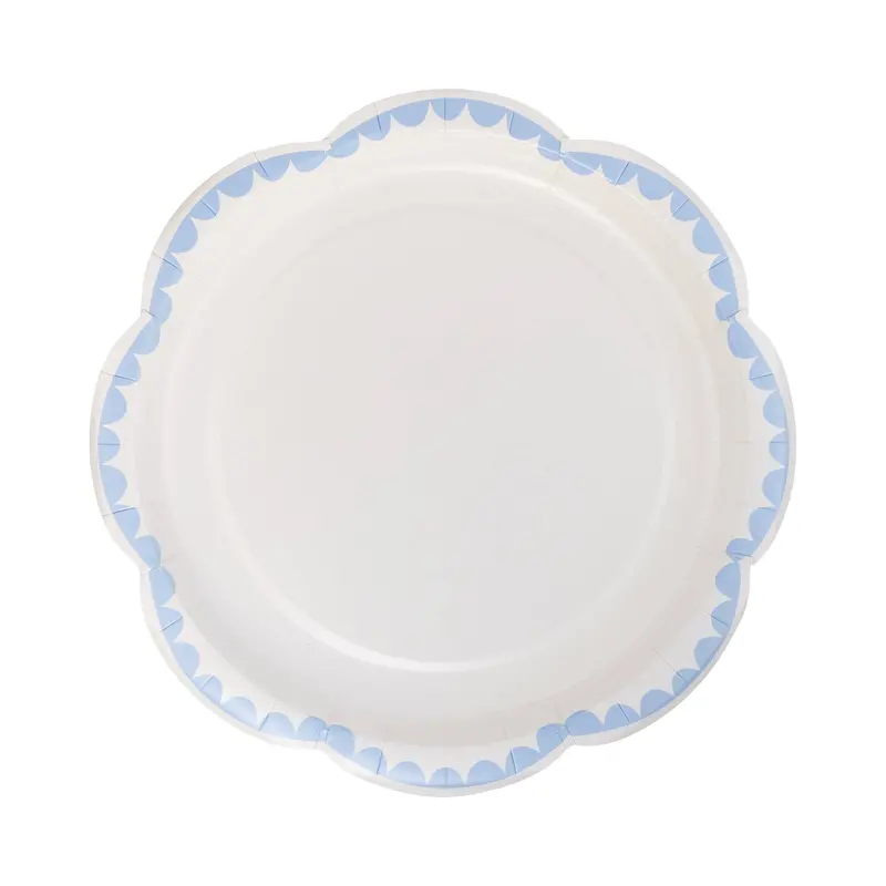 Blue Dessert Plate – 8 Inch 1