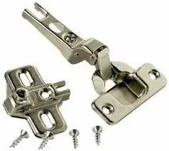 Blum/Richelieu Frameless Half-Overlay Cabinet Hinge – 100° Opening 1