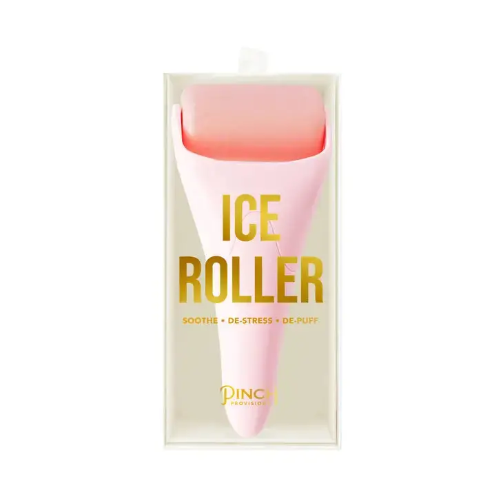 Blush-Tinted Facial Ice Roller For Soothing Skincare 1