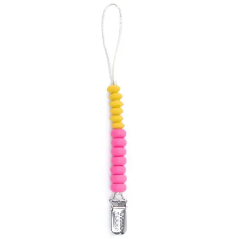 Bold Punch-Style Dual Pacifier Clip – Modern Infant Essential 1