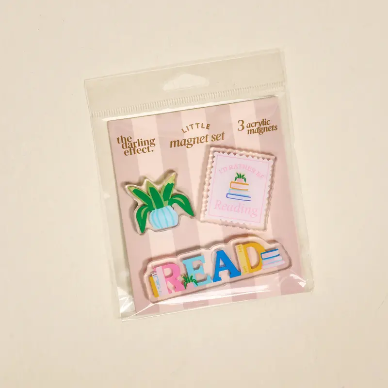 Book-Themed Magnet Collection – ‘All Booked Up’ Set 1