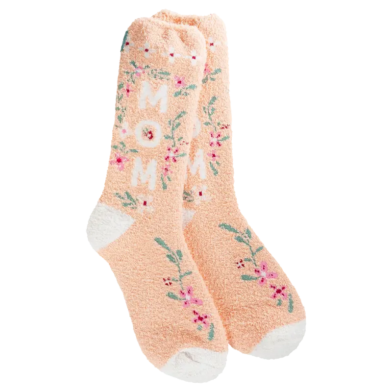 Botanical 'Flower Mom' Soft Cotton Socks 1