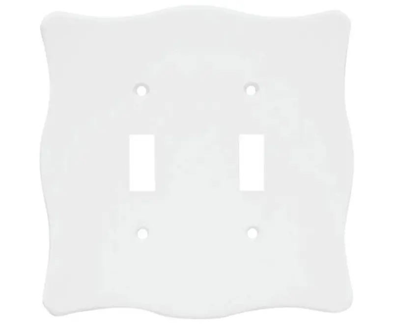 Brainerd 64601 Double-Pole Nylon Rocker Switch – White 1