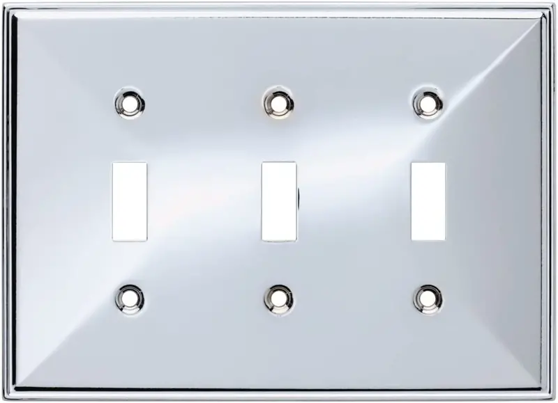 Brainerd Beverly Triple Rocker Switch In Polished Chrome 1