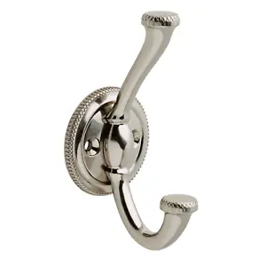 Brainerd Nolan Vintage-Nickel Coat And Hat Hook 1