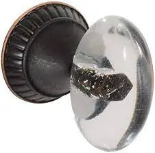 Brainerd Palermo Oval Cabinet Knob – 1-5/16", Bronze With Copper Highlights 1