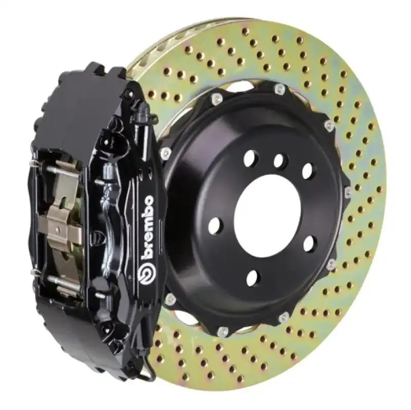 Brembo Gt Rear Big Brake Kit For Ferrari 348 (1989–1993) And F355 (1994–1999) – Drilled 332X32Mm Rotors 1