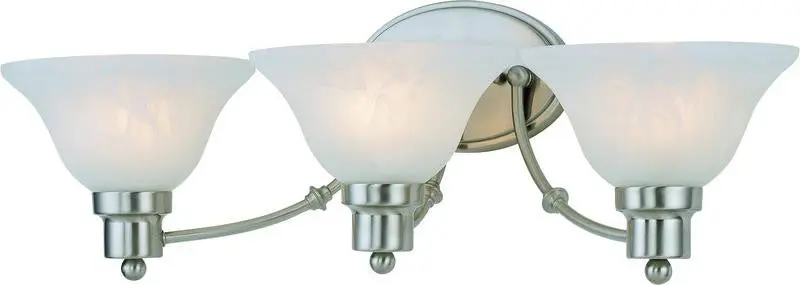 Bristol 3-Light Bathroom Vanity Light – Model 54-4643 (Satin Nickel) 1