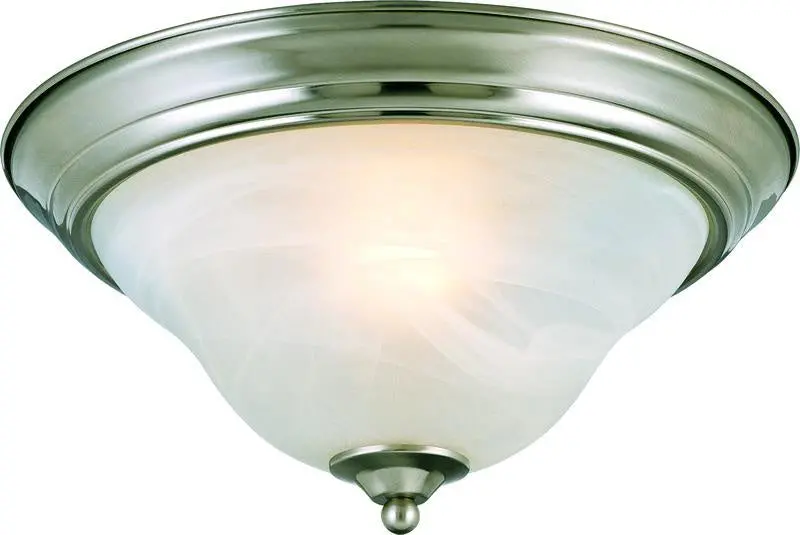 Bristol Flush-Mount Ceiling Light – Model 54-4650 (Satin Nickel) 1