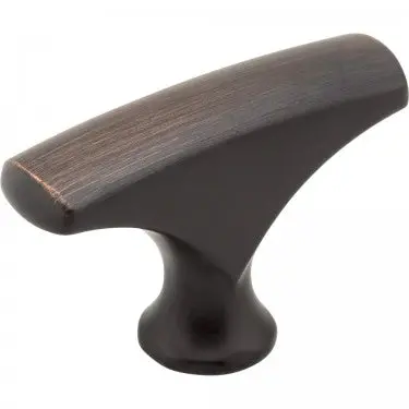 Brushed Oil-Rubbed Bronze Aiden "T" Knob – 1-5/8" Overall Length (Model #993Dbac) 1