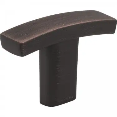 Brushed Oil-Rubbed Bronze Thatcher "T" Knob – 1-1/2" Length (Model #859T-Dbac) 1