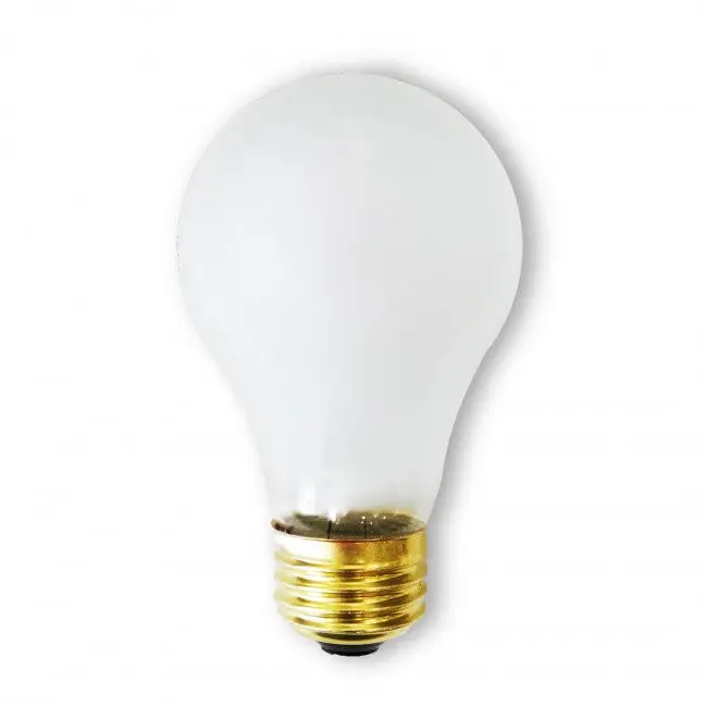 Bulbrite 107160 A19 Rough Service Incandescent Bulb — 60W Frosted, 2-Pack 1