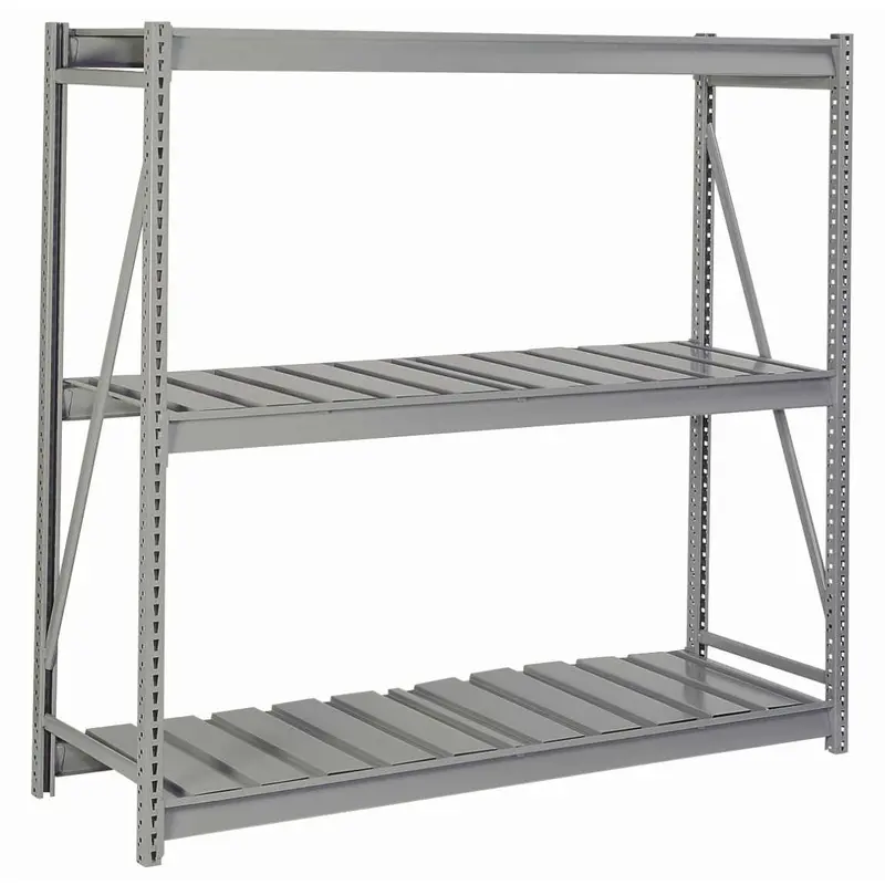Bulk Storage Rack With Corrugated Ribbed Decking