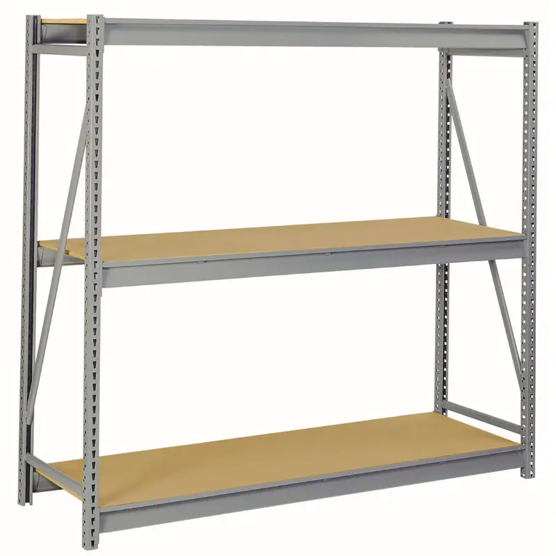 Bulk Storage Rack With Particleboard Decking Panels