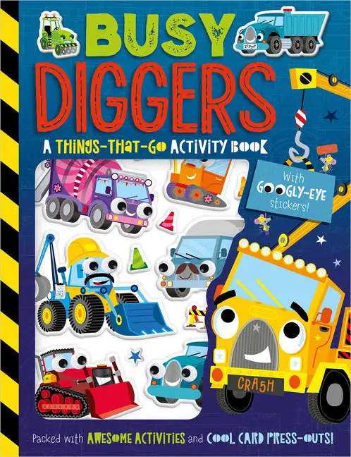 Busy Diggers Themed Activity Book For Kids 1