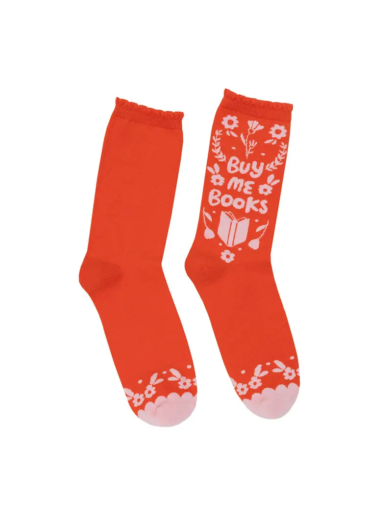 Buy Me Books: Literary-Themed Crew Socks 1