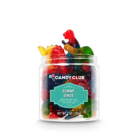 Candy Club Dino-Shaped Gummy Treats 1