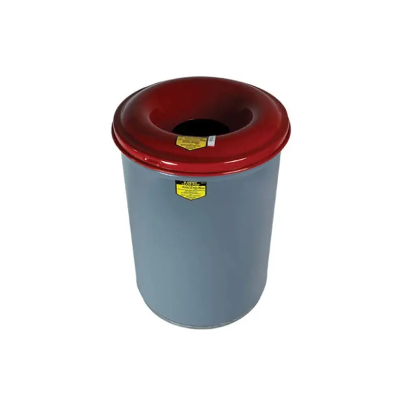 Cease Fire Heavy-Duty 30-Gallon Steel Waste Receptacle – Fire-Rated Design 1