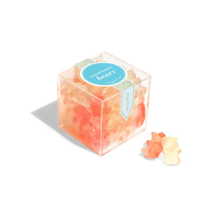 Champagne Bears Gummy Candy In Cube Packaging 1