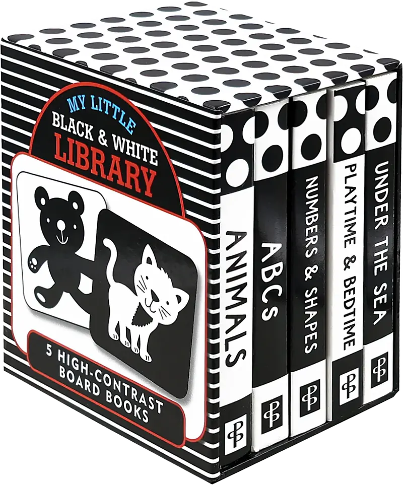 Classic Black-And-White Early Learning Picture Library 1