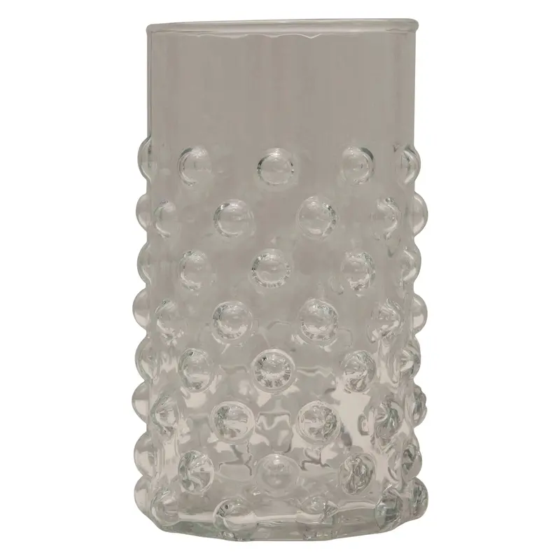 Classic Hobnail-Textured Drinking Glass 1