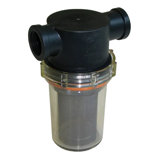 Clear-Bowl Water Filter – 3/4-Inch Inlet/Outlet, 50 Mesh, 50-Gallon Capacity 1