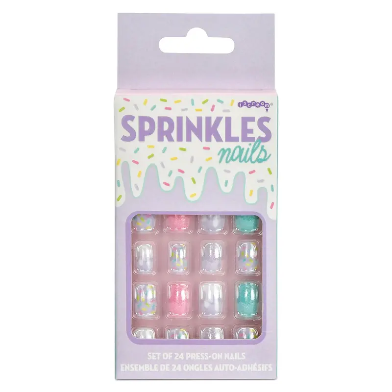 Colorful Sprinkle-Design Press-On Nails 1