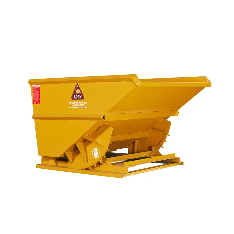 Compact 2.5-Cubic-Yard Hopper – 8,000 Lb Rated Capacity 1