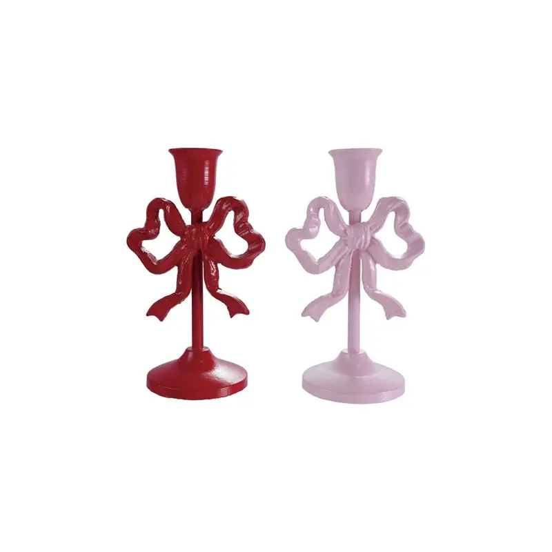 Compact Short Cast Iron Bow Taper Holder 1