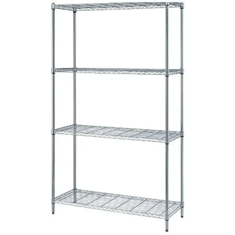 Compact Single-Box Wire Shelving Unit – 18" Deep × 72" High 1