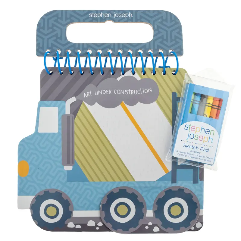 Construction Vehicle–Inspired Drawing Pad 1