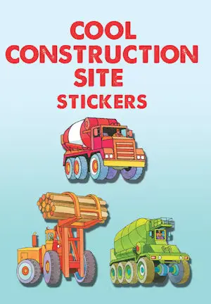 Construction Zone Themed Sticker Book 1