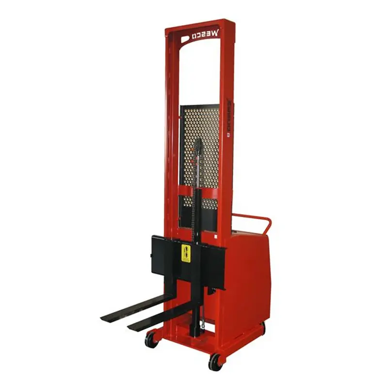 Counterbalance Electric Stacker – 25" Forks, 1000 Lb Capacity 1