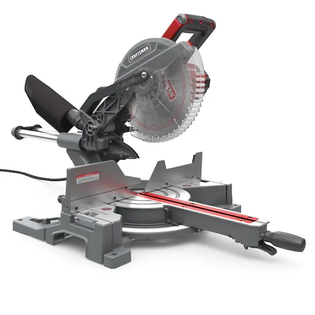Craftsman 10-Inch Single-Bevel Sliding Miter Saw – 15-Amp Corded Power 1