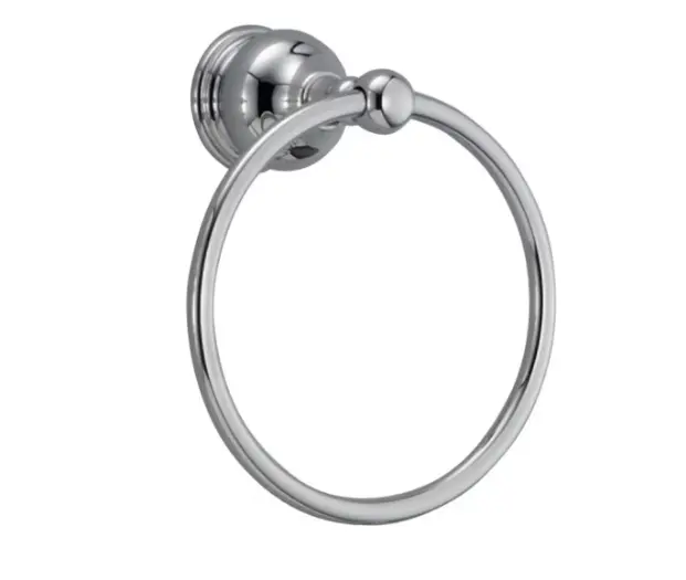 Delta Traditional Towel Ring – Chrome Bathroom Hardware 1