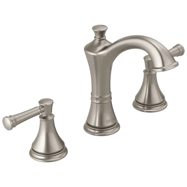 Delta Valdosta Widespread Two-Handle Bathroom Faucet In Brushed Nickel 1