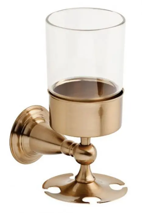 Delta Victorian Toothbrush And Cup Holder – Champagne Bronze 1