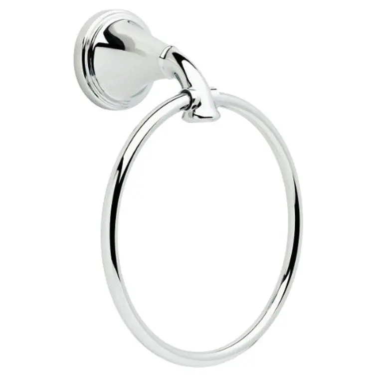 Delta Zella Towel Ring – Chrome-Finished Bathroom Accessory 1