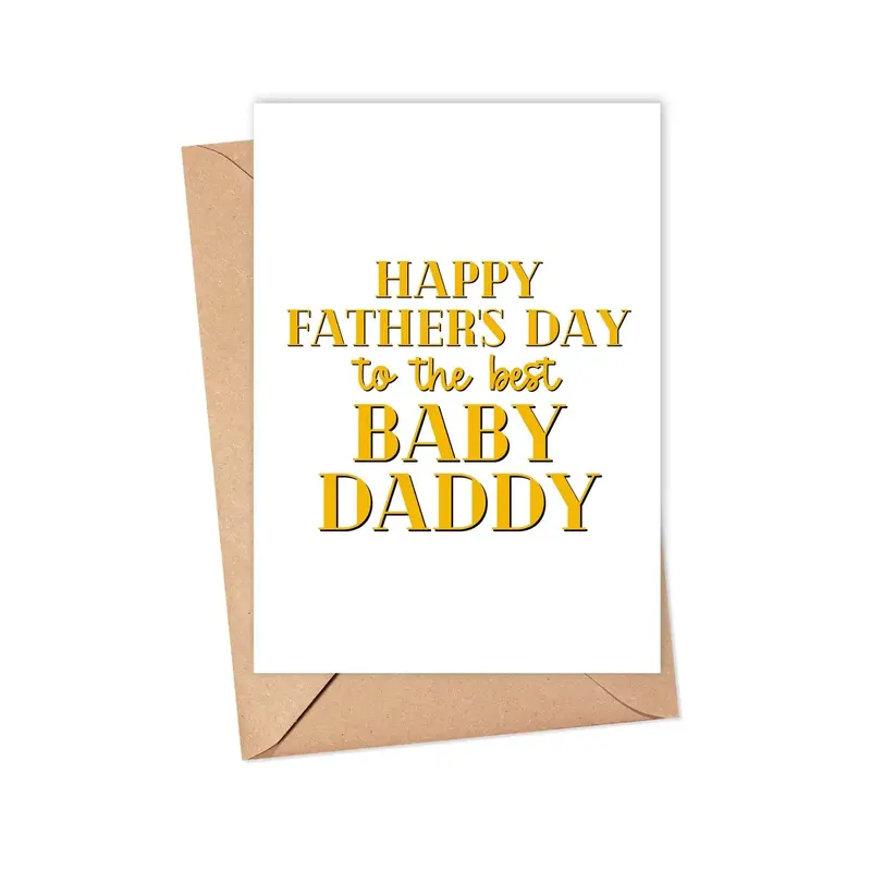 Devoted Baby Daddy Celebration Card 1