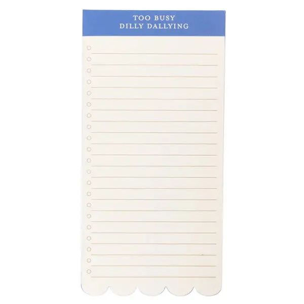 'Dilly Dallying' Die-Cut Task List Pad 1